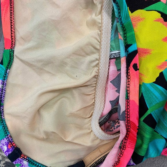 Catalina Halter Tropical Print Swimsuit One Piece Womens Sz 10 Made in USA - Picture 10 of 13